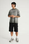 Notion Vintage Graphic Tshirt, NTN WASHED BLACK/STUDDED LOGO - example image 2