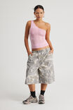 Graphic One Shoulder Tank, ICE PINK/OG 98 - example image 2