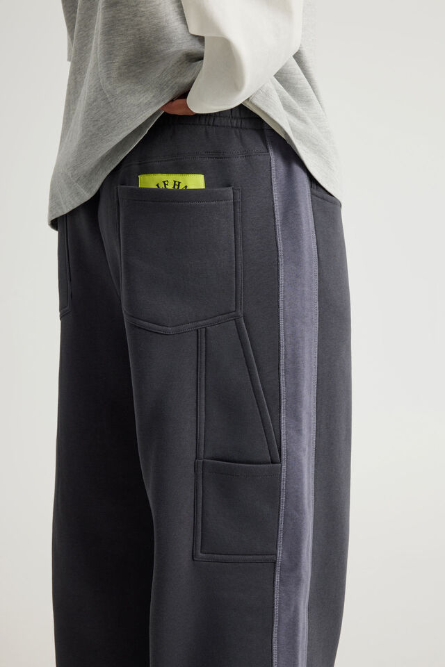 Baggy Trackpant, HH SLATE/COLD HARBOUR PANEL