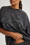 Notion Oversized Graphic Tee, NTN WASHED BLACK/ASCII DREAM - alternate image 4