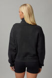 Slouchy Graphic Qtr Zip, PHANTOM/NYC - alternate image 3