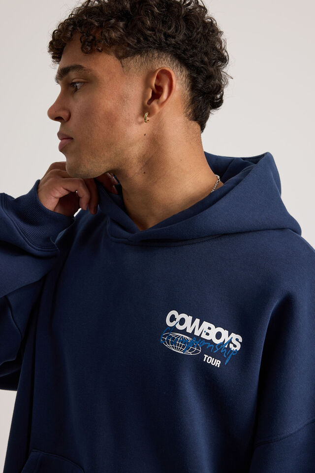 Dallas Cowboys Hoodie, LCN DAL MIDNIGHT BLUE/COWBOYS CHAMPIONSHIP