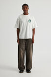 Heavy Weight Box Fit Nba Tshirt, LCN NBA CLOUD/BOSTON CELTICS GLOBE - alternate image 2