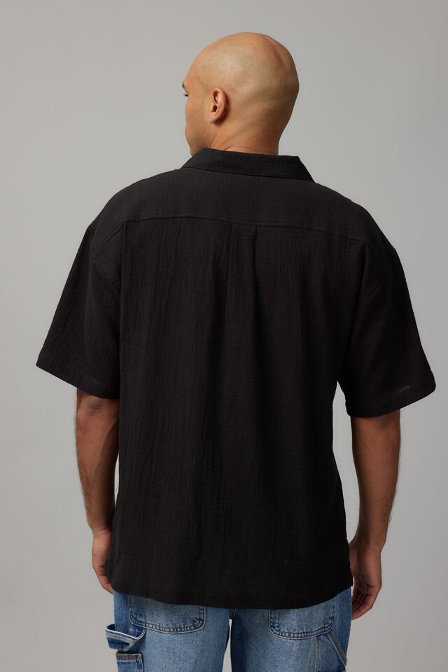 Textured Street Shirt, BLACK TEXTURE