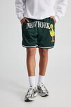 Sesame Street X Half Half Basketball Short, LCN SES IVY GREEN/SESAME STREET BIG BIRD - alternate image 2