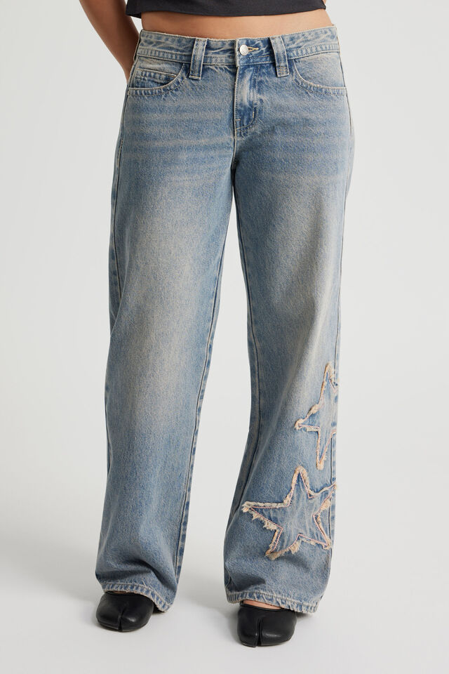 Luca Low Rise Jean, PINK STATIC_STAR
