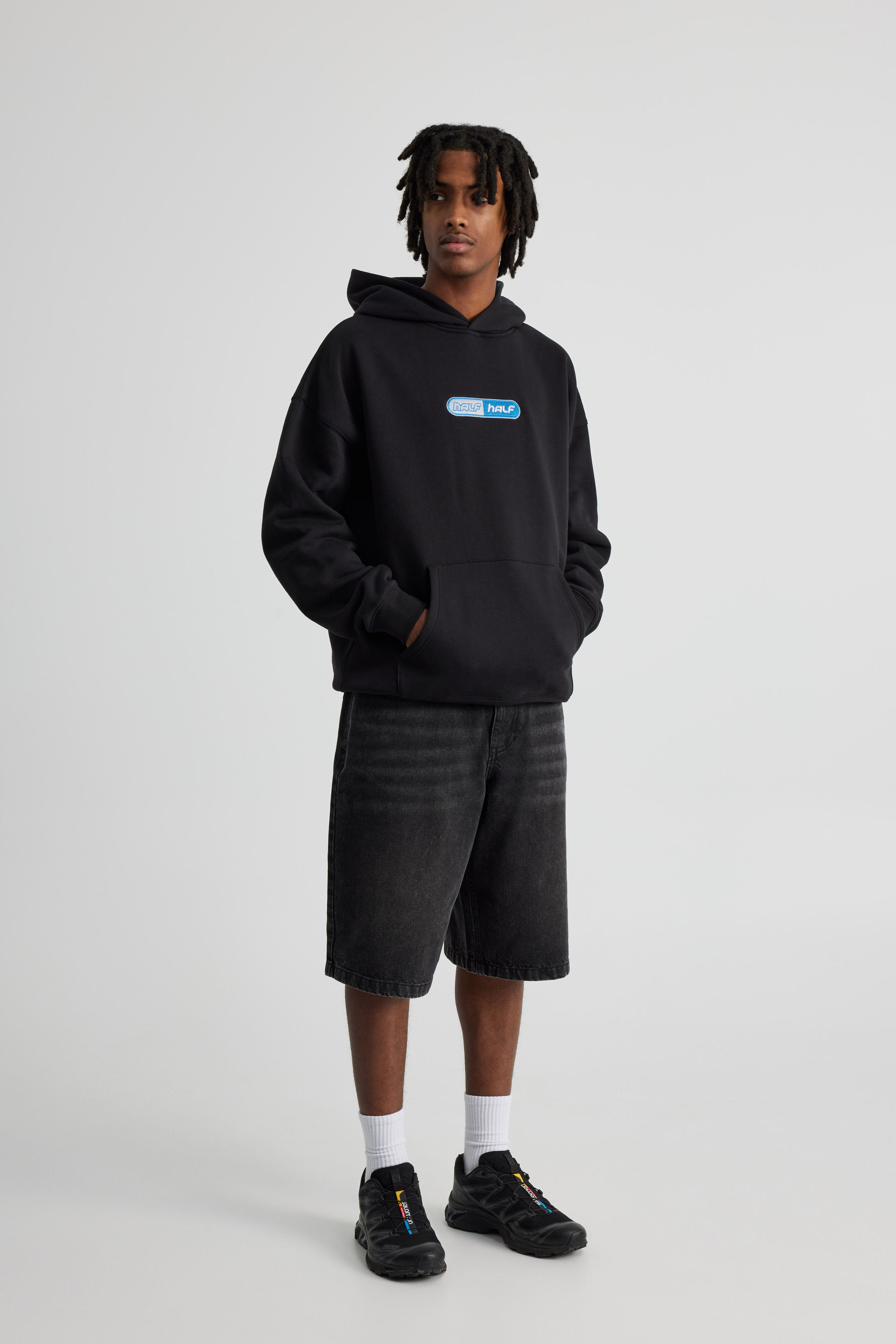 Half and half hoodies on sale