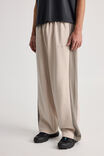 Half Half Baggy Trackpant, HH WASHED BEIGE/PANELLED Y2K - alternate image 2