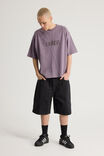 Half Half Classico Denim Short, CLEAN WASHED BLACK - alternate image 2