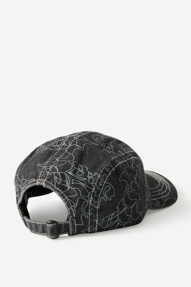 Hh Equipment Panel Cap, HH DENIM YARDAGE BLK