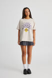 Nba Baggy Graphic Tee, LCN NBA LIGHT STONE/LA LAKERS - alternate image 2