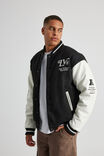 Nfl Varsity Jacket, LCN NFL BLACK STONE/RAIDERS NEW PREP - alternate image 3