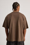 Box Fit Music Merch T Shirt, LCN BRA CEDAR/TUPAC CALI LOVE - alternate image 3