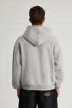 Half Half Zip Thru Hoodie, HH GREY MARLE/TOOFY - alternate image 3