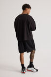 Nfl Basketball Short, LCN NFL BLACK/RAIDERS BLACK STEALTH - alternate image 3