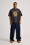 Dallas Cowboys Heavy Weight Box Fit Tshirt, LCN DAL WASHED BLACK/CHAMPIONS RING - alternate image 2