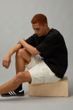 Half Half Pull On Cargo Short, IVORY - alternate image 5