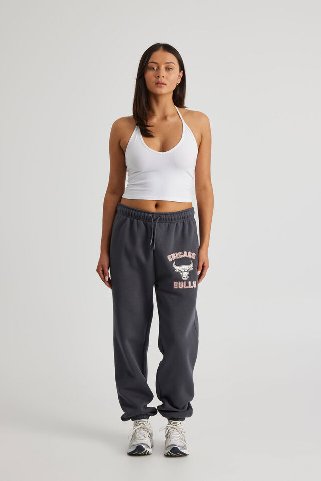 Nba Relaxed Trackpant, LCN NBA SLATE/CHICAGO BULLS ICON