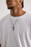 Heavy Weight Box Fit Tshirt, WHITE - alternate image 4