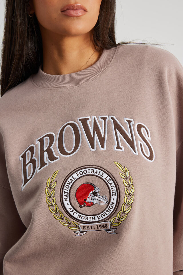 Lcn Nfl Classic Crew Neck Sweater, LCN NFL CLEVELAND BROWNS/ETHERIA