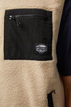 Half Half Sherpa Vest, SAND - alternate image 5