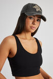 Crop Tank, BLACK - alternate image 4