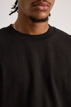 Heavy Weight Box Fit Tshirt, BLACK - alternate image 4