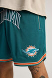 Nfl Basketball Short, LCN NFL VERIDIAN/MIAMI DOLPHINS CLASSIC - alternate image 4