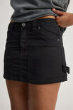 Cargo Mini Skirt, BLACK - alternate image 4