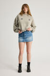 Open Gallery Boxy Hoodie, OG WASHED SUNBLEACHED KHAKI/TRIAD - alternate image 2