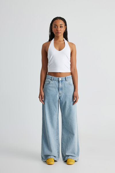 High Rise Baggy Jean, 90s BLUE