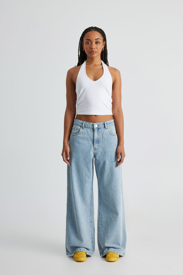 High Rise Baggy Jean, 90s BLUE