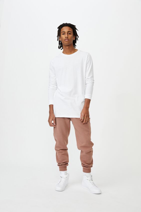 Basic Track Pant, ASH WINE