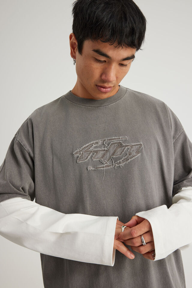 Notion Vintage Graphic Tshirt, NTN WASHED METEOR/SWOOSH LOGO