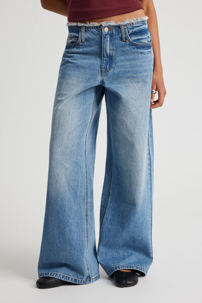 Mid Rise Baggy Jean, MOSH TINT BLUE_BABY GIRL