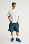 Half Half Heavyweight Core Fit Tshirt, HH WHITE/STACKER - example image 4