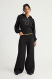 Notion Corset Zip Through Hoodie, NTN BLACK/UNHOLY - example image 2