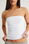 Snatched Bandeau, WHITE - example image 4