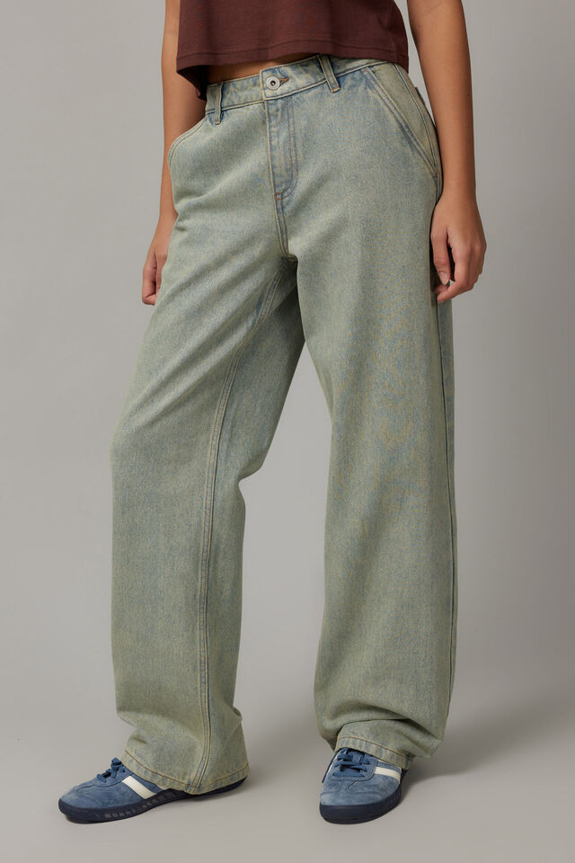 Mid Rise Carpenter Jean, VINTAGE BLUE