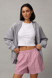 Tilly Boxer Short, PINK STRIPE - alternate image 2