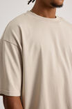 Heavy Weight Box Fit Tshirt, WASHED FOG - alternate image 4