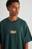 Half Half Heavyweight Box Fit Graphic Tshirt, HH IVY GREEN/DIGITAL GLOBE - alternate image 4