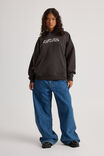 Harley Slouchy Hoodie, PHANTOM/Y2K SWIRL - alternate image 2
