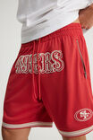 Nfl Basketball Short, LCN NFL RED/SAN FRANCISCO 49ERS - example image 4