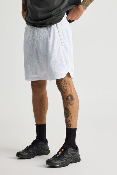 Nfl Basketball Short, LCN NFL WHITE/MIAMI DOLPHINS STEALTH