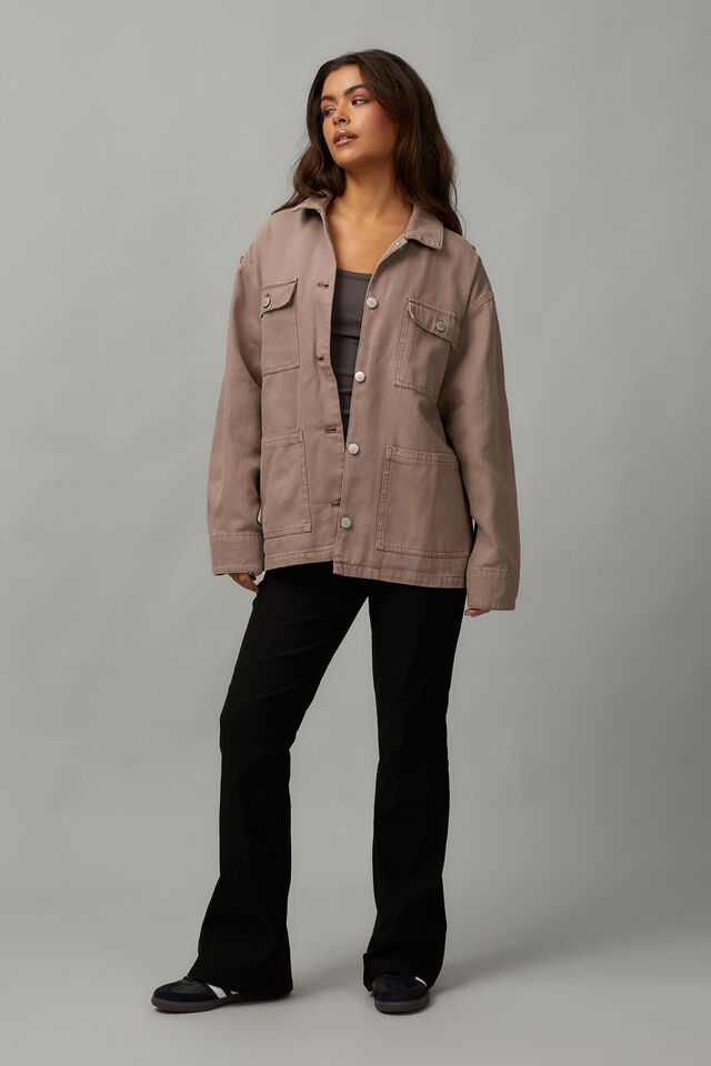 Workwear Jacket, NEUTRAL PINK