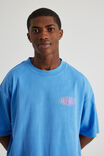 Half Half Heavyweight Box Fit Graphic Tshirt, HH CORNFLOWER/TAKEOVER - alternate image 4