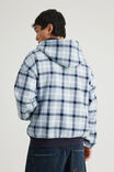 Half Half Zip Thru Hoodie, HH CITY SKY CHECK - alternate image 3