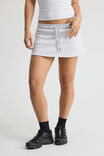 Open Gallery Fleece Mini Skort, SILVER MARLE - alternate image 1