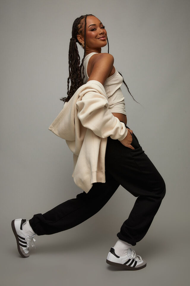 Baggy Trackpant, BLACK
